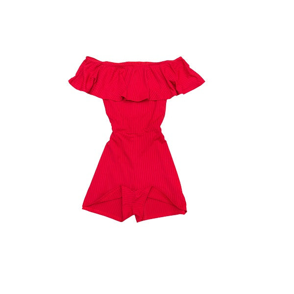 Pink Frill Jumpsuit